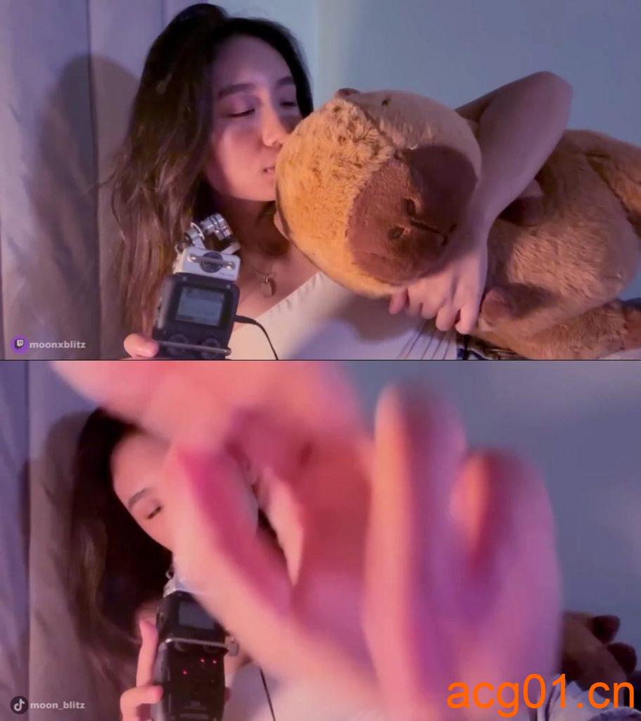 图片[1]-【Moon Blitz ASMR】亲密接吻耳边呼吸为了一个舒适的夜晚-次元集